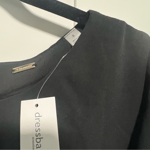 T Tahari Studded Beads Flutter Sleeve Dress, New with Tags - Picture 6 of 7